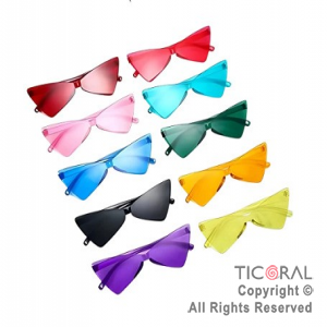 ANTEOJO TRIANGULARES  COLORES SURTIDOS x 1